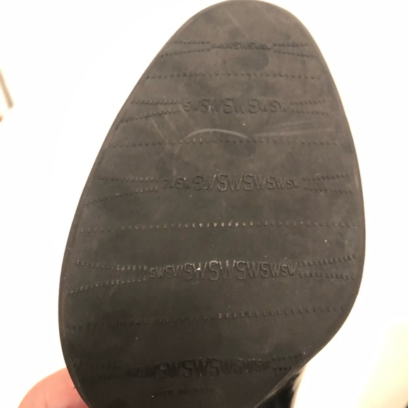 Stuart Weitzman patent leather high heel loafer - Picture 5 of 8